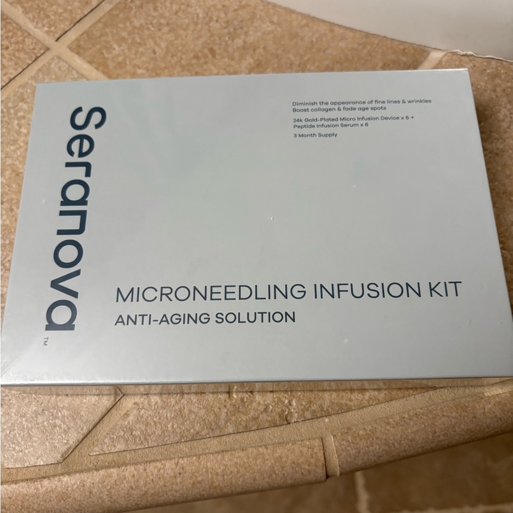 Seranova Microneedling Infusion Kit 9 Treatments 3 Months Sealed + 3 More!